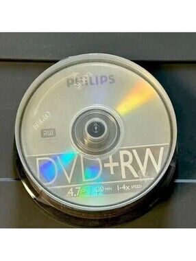 Philips DVD + RW 25 Discs Pack New